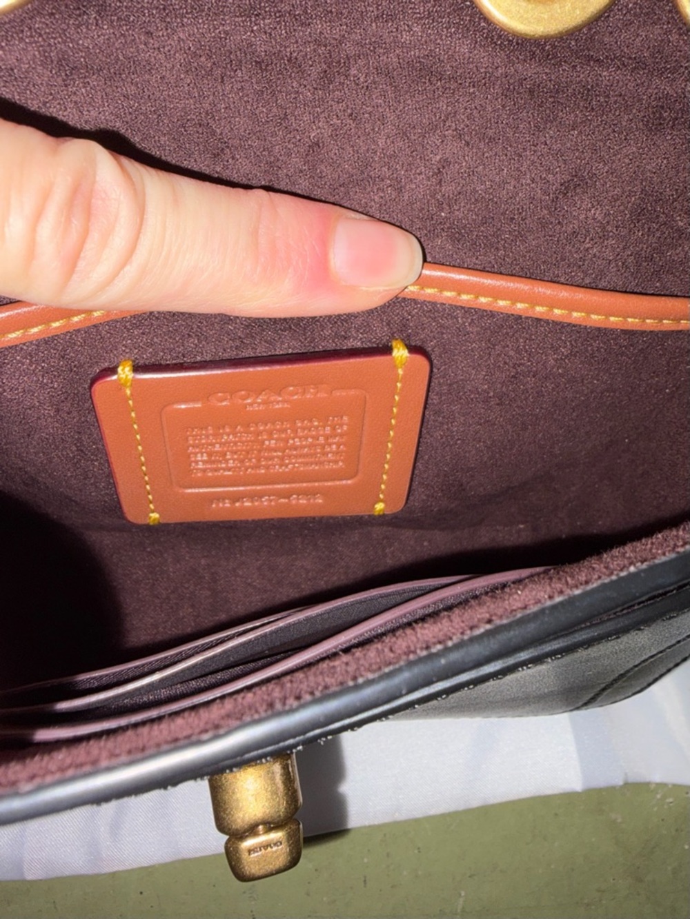 Coach Madison Mini Crossbody with Gold Chain Strap - Picture 6 of 8